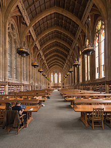 Reading room of the Suzzallo Library built in 1926