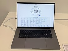 Den nye 2021 16" MacBook Pro på 16 tommer  