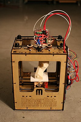 Una impresora 3D  