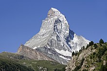 The Matterhorn in Zermatt (VS)