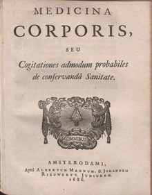 Medicina corporis , 1686