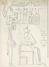 Meritre Hatshepsut (left) next to Thutmosis III.