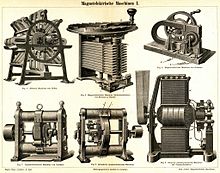 Meyers: Magnetic-electric machines I (E-motors), around 1890