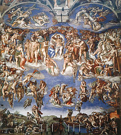 Il Giudizio Universale di Michelangelo.