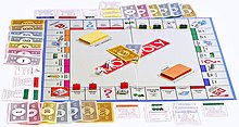 Het Monopoly bordspel  