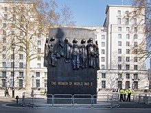 To the women of the 2nd World War - Monument in front of the Ministry of Defence