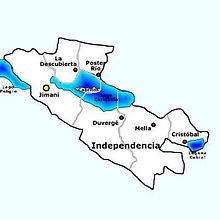 Gemeenten in de provincie Independencia  