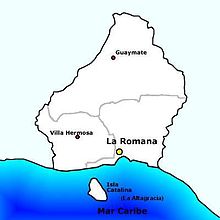 Gemeenten in de provincie La Romana