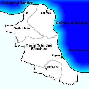 Gemeenten in de provincie María Trinidad Sánchez  