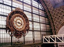 Uhr des Musée d'Orsay, Victor Laloux, Hauptsaal