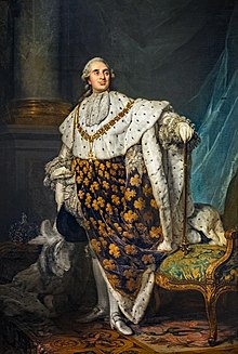 Louis XVI portrait by Joseph Siffred Duplessis, c. 1777.
