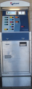 En Metcard-automat
