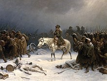 La retirada de Napoleón  