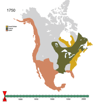 Контрол на некоренните американски нации над Северна Америка 1750-2008 г.  