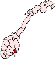 Placering av Akershus  