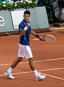 Đoković at the 2013 French Open