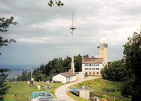 Meteorological observatory on the Hoher Peißenberg (Upper Bavaria), 977 metres above sea level