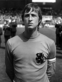 Johan Cruyff as captain of the Elftal (1974)