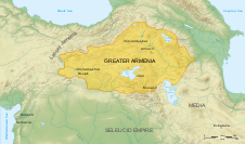 Reino de Armenia, bajo la dinastía Orontid, 250 a.C.  