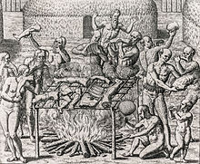 Kannibalisme in Brazilië in de 16e eeuw