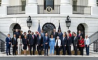 Het huidige Amerikaanse kabinet; het kabinet van president Joe Biden  