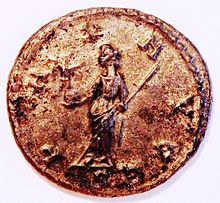 PAX AVGG with Pax, on Antoninian of Emperor Maximianus, Kampmann 120.41
