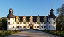 Neuhaus Castle, built in the Weser Renaissance style