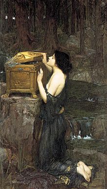 John William Waterhouse : Pandora, 1896