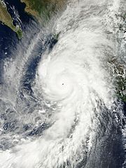 Hurikán Patricia v říjnu 2015