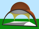 Uma cúpula sobre um pingente