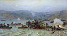 Nikolai Dmitriyev-Orenburgski: Russian Crossing of the Danube, 1883