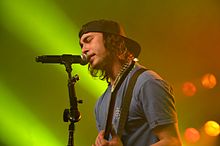 Vic Fuentes of Pierce the Veil at Live Music Hall in Cologne, 2016.