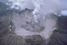 Pinatubo no início da erupção 1991