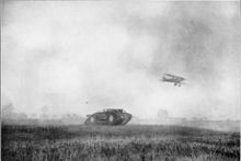 Tank attack with air support: The Battle of Cambrai is considered a landmark in the history of warfare