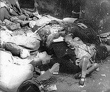 Polish civilians murdered by SS units in August 1944