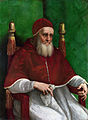 Retrato del Papa Julio II realizado por Rafael