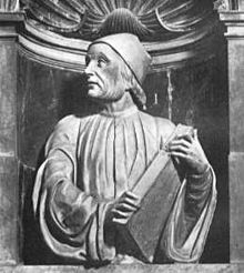Bust of Marsilio Ficino by Andrea di Piero Ferrucci in Florence Cathedral, 1521