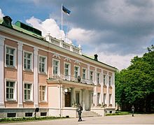 Presidentieel paleis in Kadriorg, Tallinn.