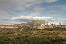 View of the Profitis Ilias, the highest mountain of the island