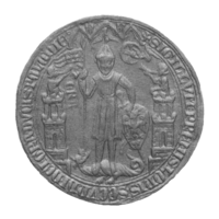 Seal of Przemysł II, which he had used in an Elbing document and in other Prussian documents.