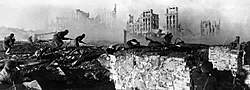 Sovjetsoldaten in Stalingrad  