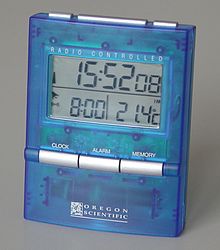 Een radiogestuurde digitale klok  