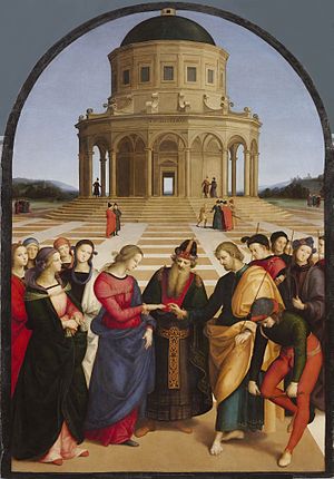 Raphael, Die Hochzeit der Jungfrau Maria.