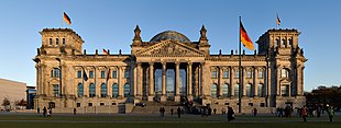 Reichstag building, seat of the German Bundestag