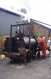 Road locomotive Puffing Devil by Richard Trevithick, 1801 (replica)