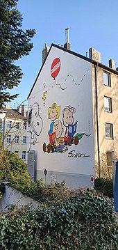 Peanuts mural in Aachen on the occasion of the Comiciade 2016