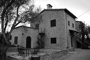 Robert Graves' huis in Deià, Majorca. Het is nu een museum.