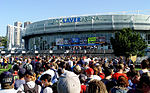 Rod Laver Arena waar de finale van de Australian Open plaatsvond.  
