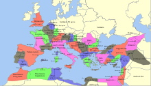 The Roman provinces under Trajan (117 AD)