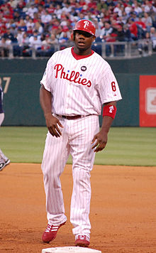 Ryan Howard con los Phillies de Filadelfia